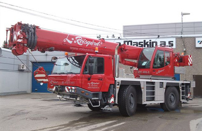 60 tonn Mobilkran til leie